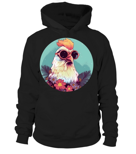 80s 90s Chicken Lovers Vintage Hoodie Unisex