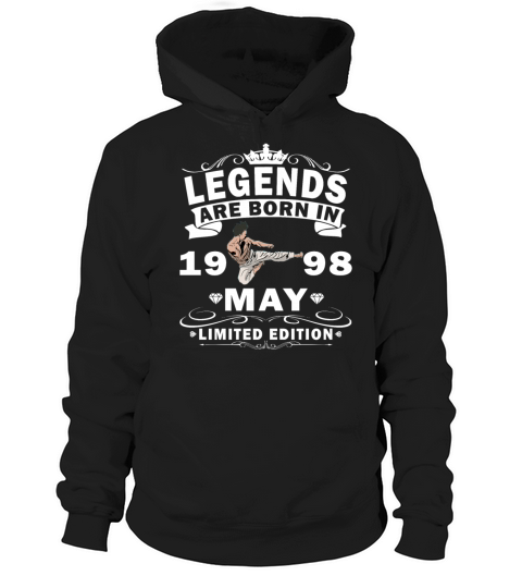 Karate Fighter Fighter Birthday May 1998 MMA Hoodie Unisex