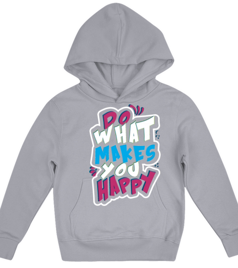 do what makes you happy vintage Kids Hoodie