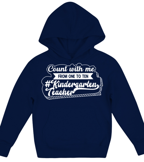 Kids Back To School Count With Me From One To Ten Kids Hoodie
