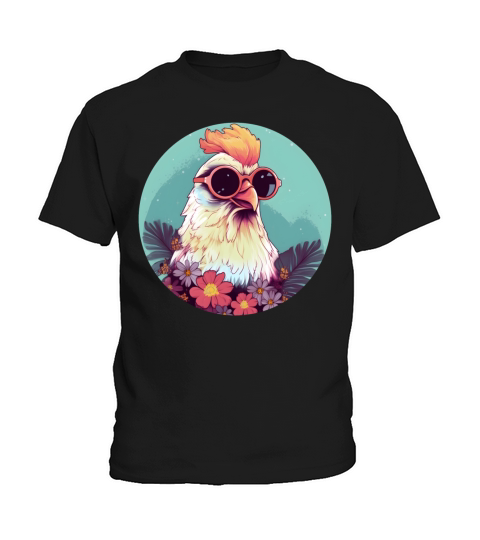 80s 90s Chicken Lovers Vintage Kids T-Shirt