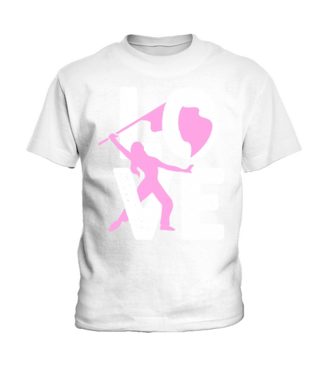 Cool Color Guard For Women Girls Marching Band Fla Kids T-Shirt