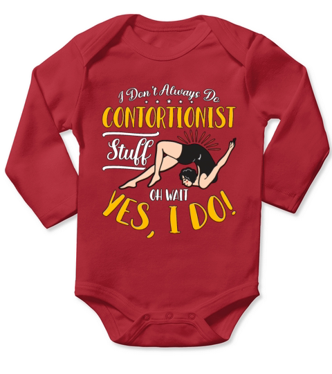 Contortion I Dont Always Do Aerial Hoop Backflip Long Sleeve Baby One-Piece