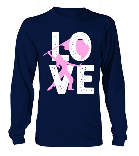 Cool Color Guard For Women Girls Marching Band Fla Long sleeved Unisex