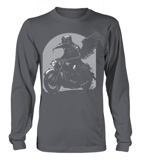 doctor plague riding on the motor Long sleeved Unisex