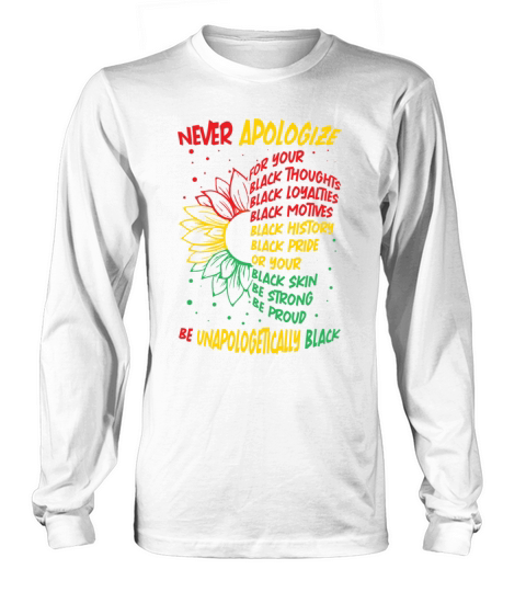 Sunflower Celebrate Juneteenth Black History Long sleeved Unisex