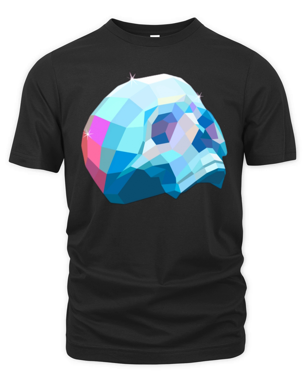 diamond skull Organic Unisex T-shirt