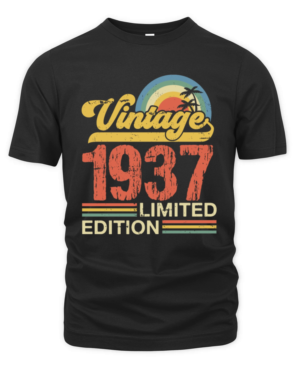Retro Vintage 1937 Limited Edition Organic Unisex T-shirt