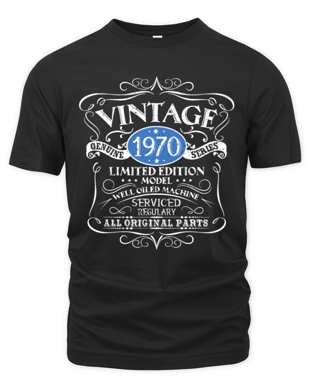 Vintage 1970 52th Birthday Gift Men Women Original Organic Unisex T-shirt