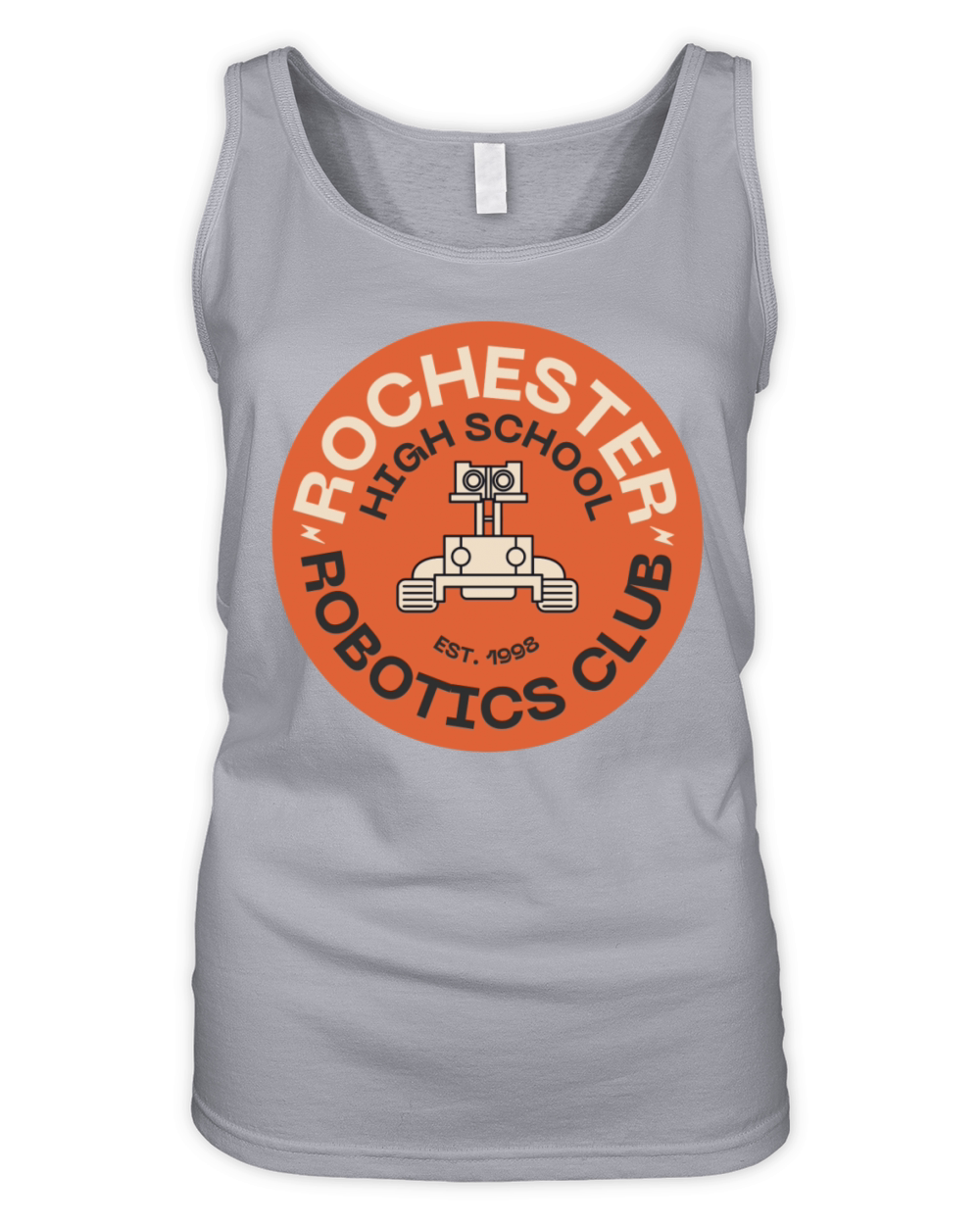 1996 Rochester Robotics Club Retro-Style Graphic Organic Women's Tank Top