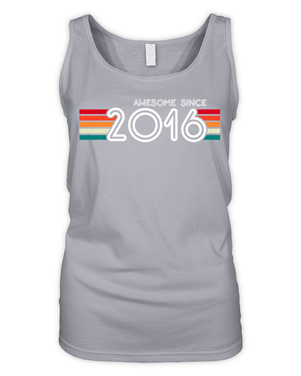 Awesome Since 2016 7th Birthday Gifts 7 Years Old Organic Women's Tank Top