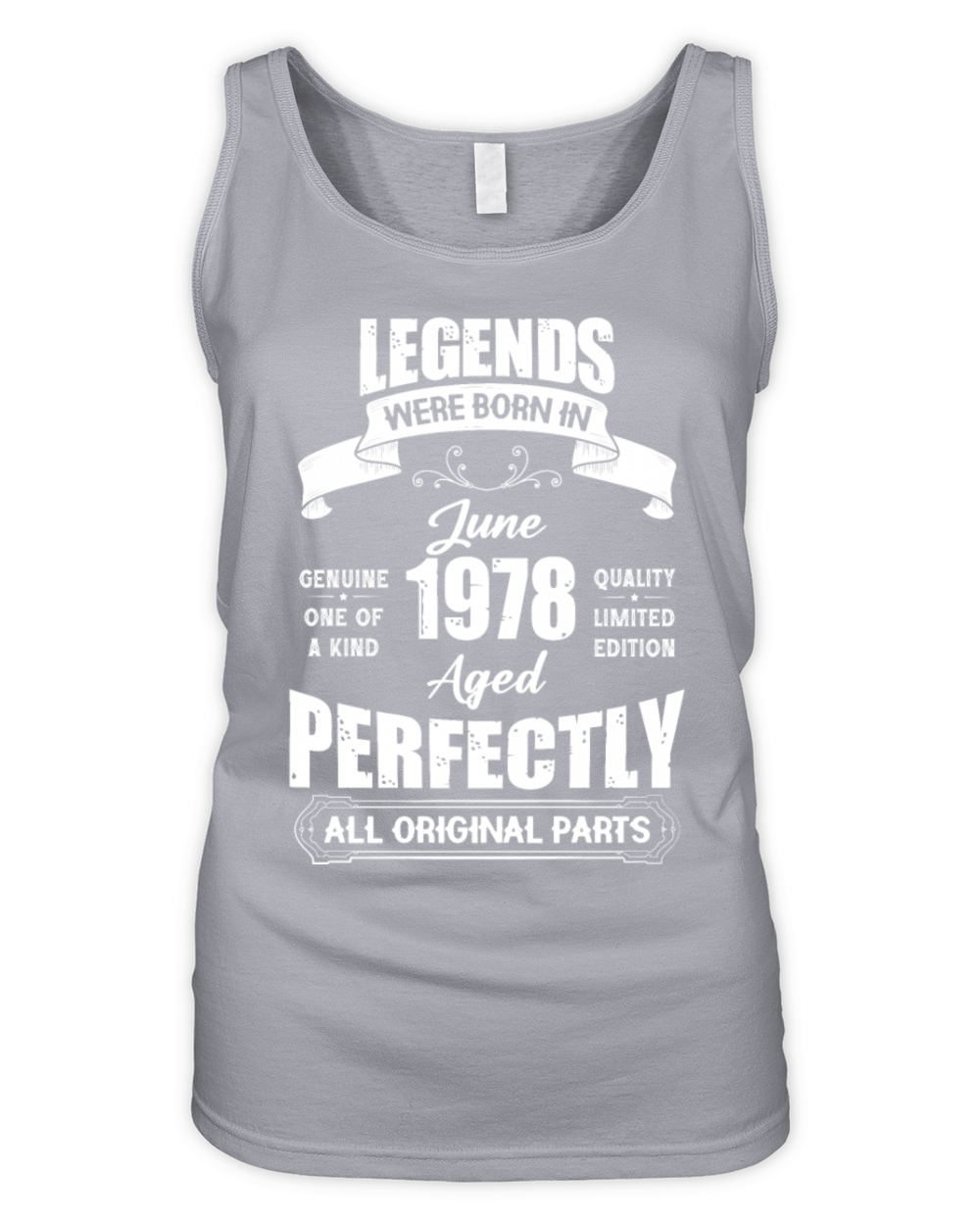 Legends Were Born In June 1965 Birthday Organic Women's Tank Top