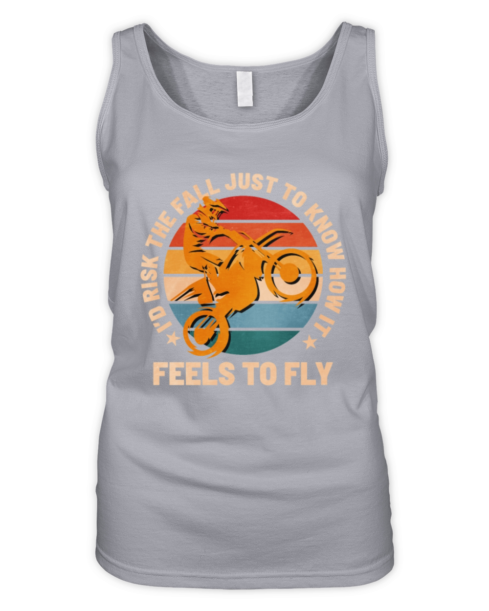 Motocross Supercross How It Feel To Fly Spruch Organic Women's Tank Top