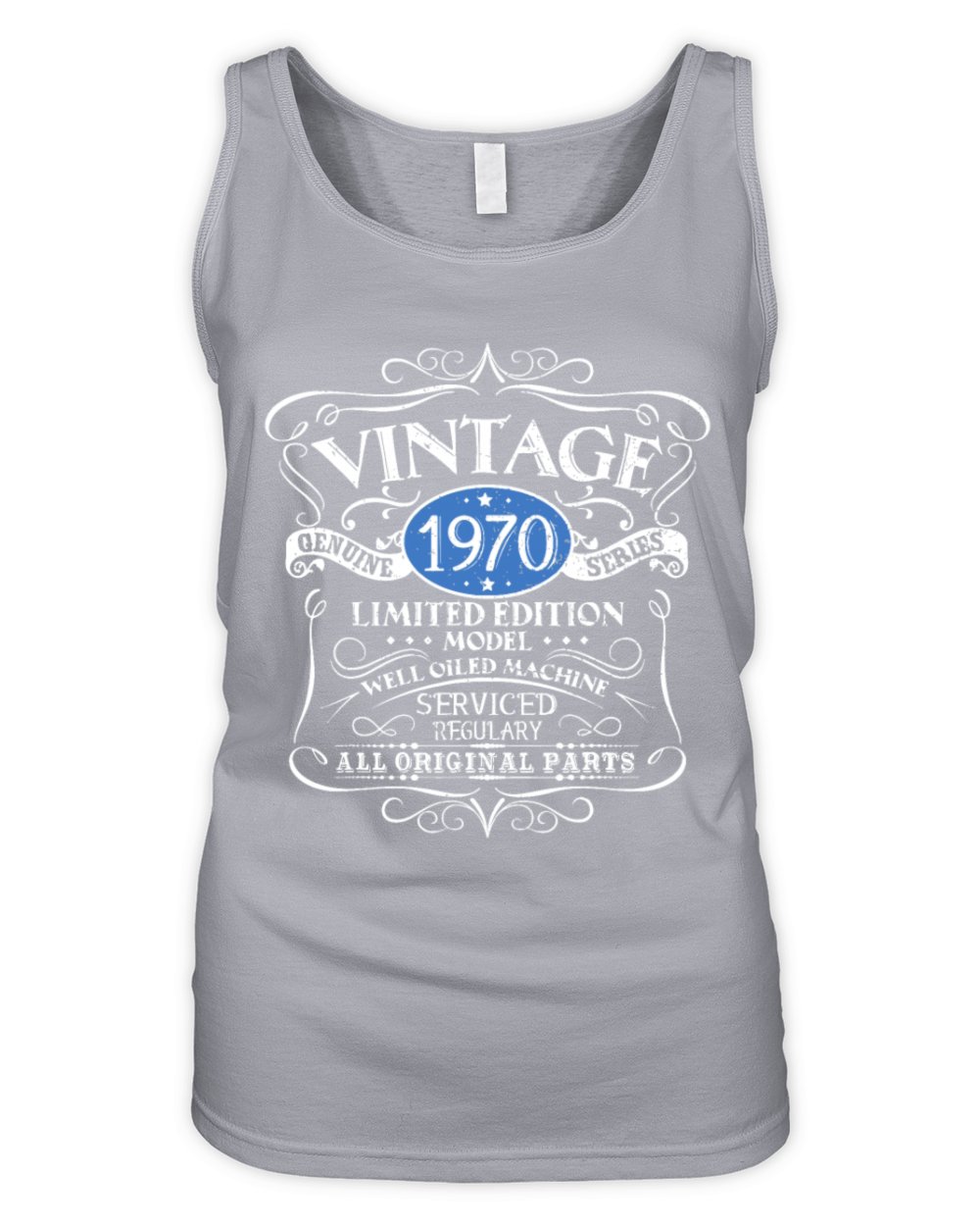 Vintage 1970 52th Birthday Gift Men Women Original Organic Women's Tank Top