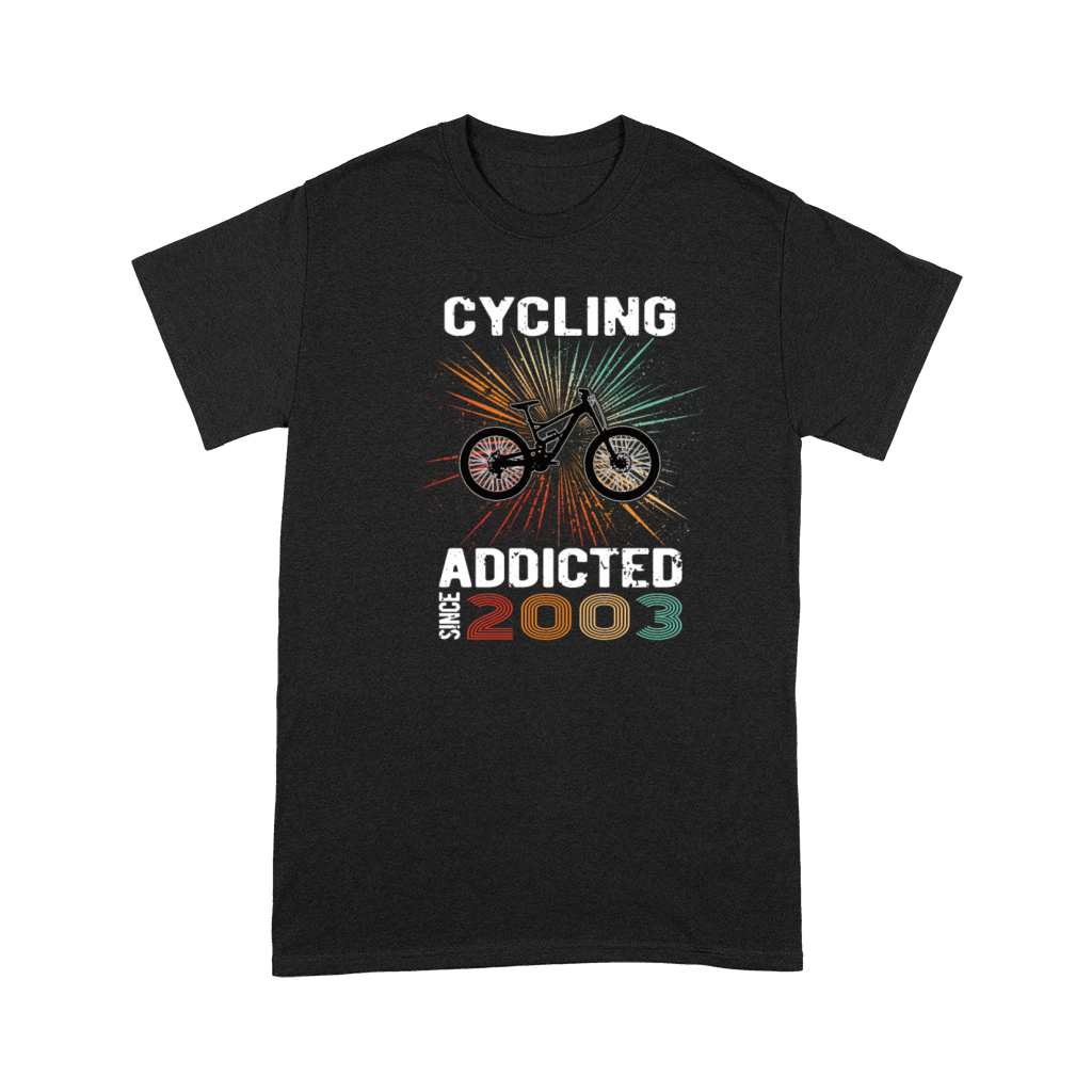 20 birthday 2003 vintage retro bicycle cyclist Premium T-shirt