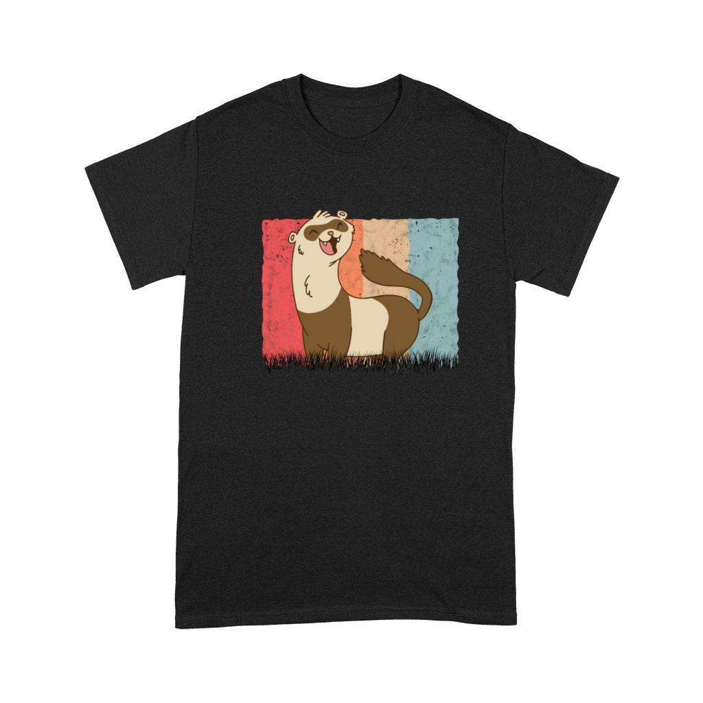 Ferret Retro Weasel Vintage Premium T-shirt