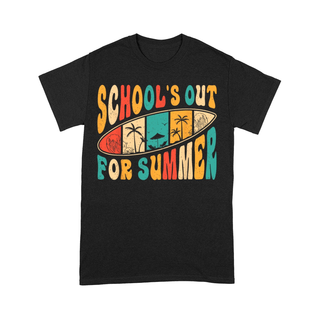 Retro Last Day Of School Schools Out For Summer Premium T-shirt