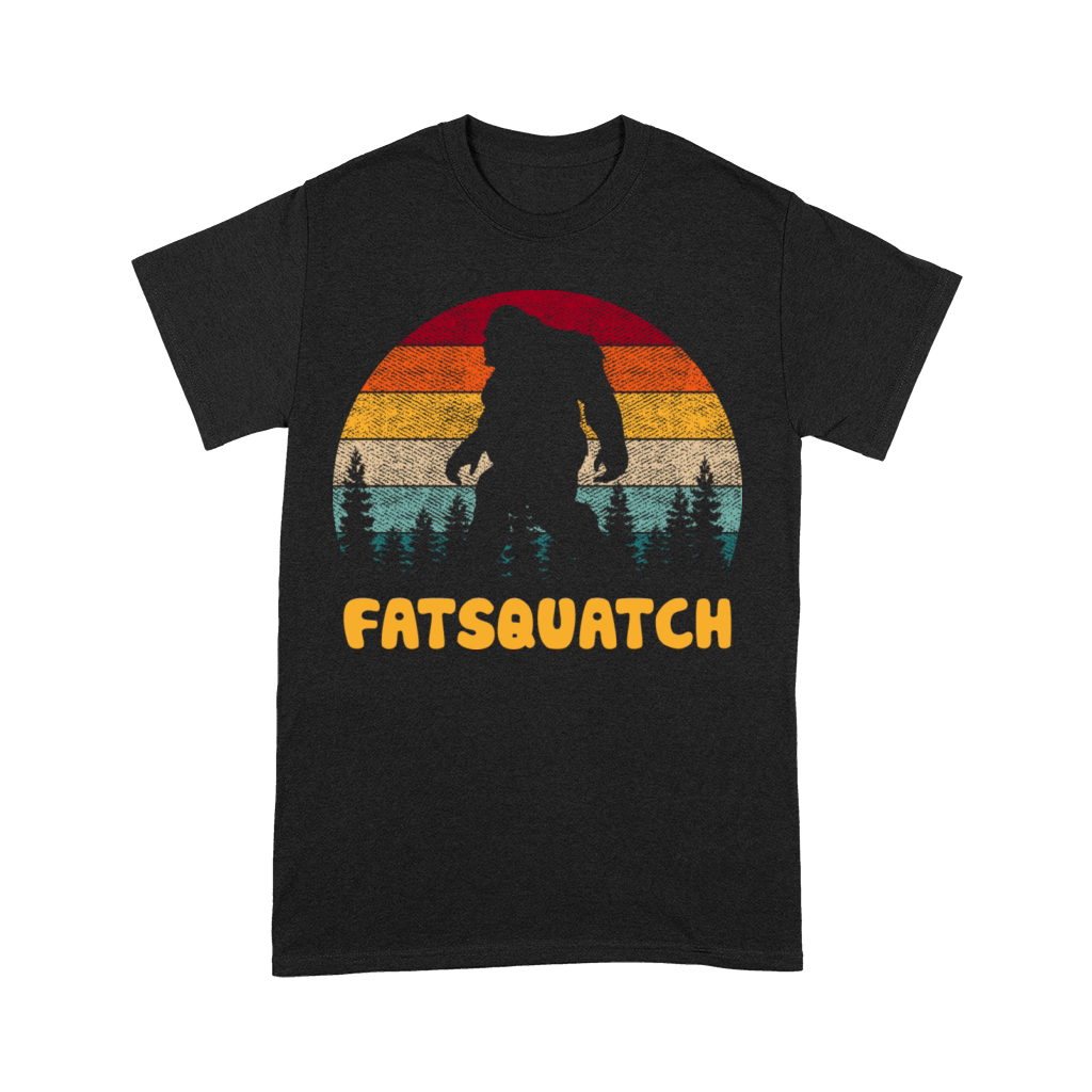 Vintage Fatsquatch Funny Bigfoot Sasquatch Premium T-shirt