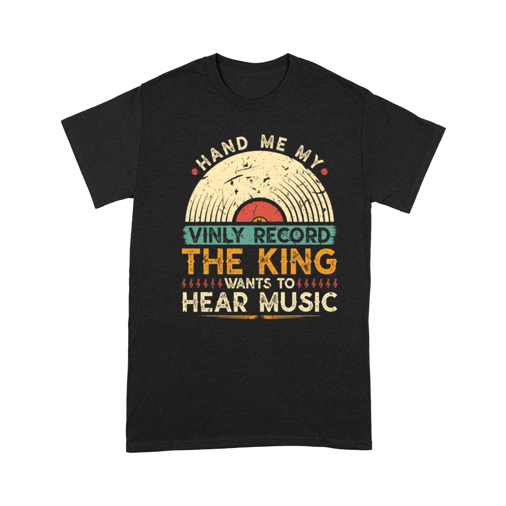 Vintage Vinyl Record King Premium T-shirt