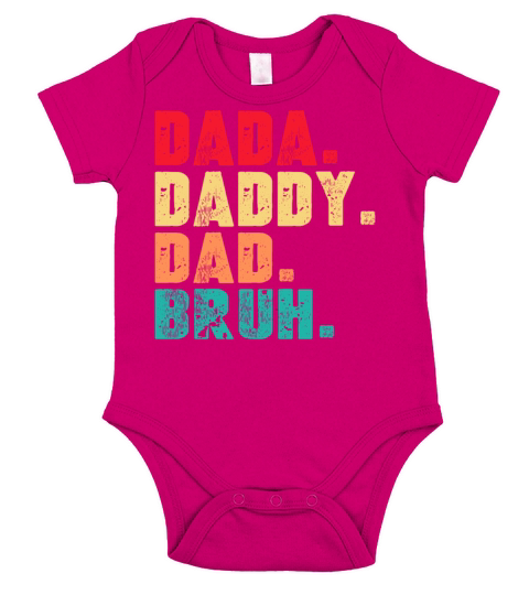 Fathers Day Funny for Men Dad Short Sleeve Baby One-Piece