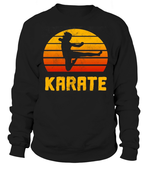 Karate Retro Vintage Design Sweatshirt Unisex