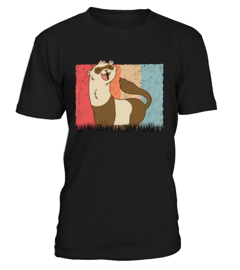 Ferret Retro Weasel Vintage T-Shirt Unisex