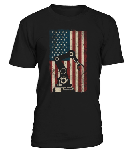 Robot Robotics Engineer American T-Shirt Unisex