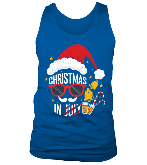 Beer Christmas July Santa Surf Hello Summer Tank Top Unisex