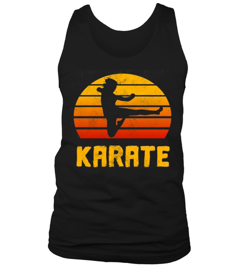 Karate Retro Vintage Design Tank Top Unisex