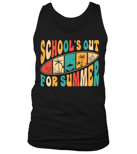 Retro Last Day Of School Schools Out For Summer Tank Top Unisex