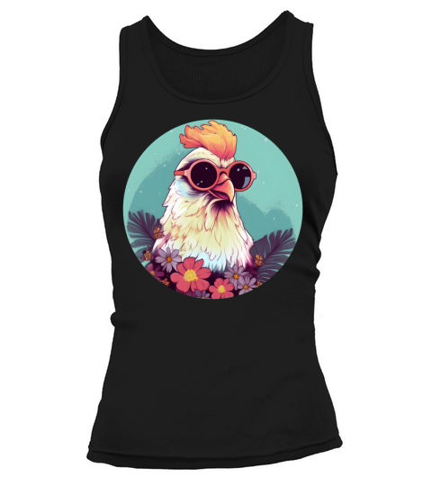 80s 90s Chicken Lovers Vintage Tank top Woman
