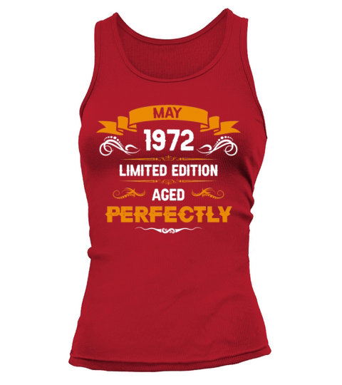 May 1972 Vintage Birthday Present Tank top Woman
