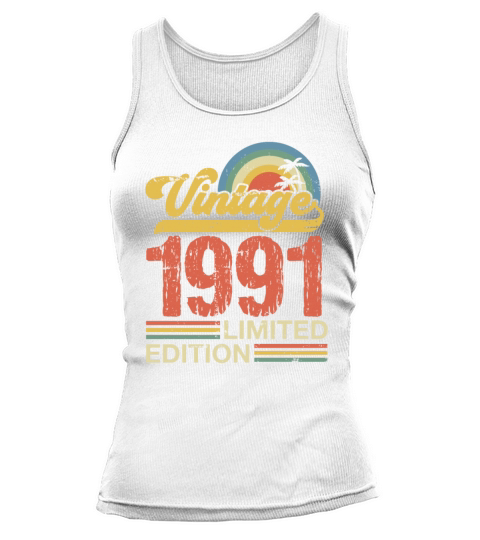 Retro Vintage 1991 Limited Edition Tank top Woman