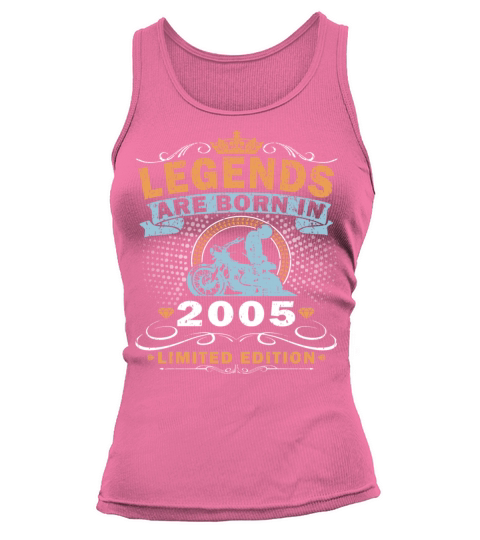 Vintage motorcycle 2005 18th anniversary Tank top Woman