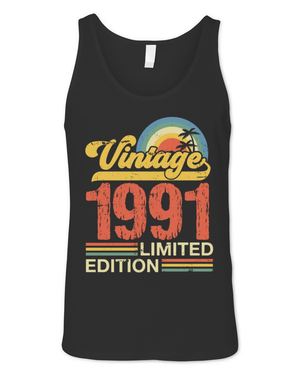 Retro Vintage 1991 Limited Edition Unisex Jersey Tank