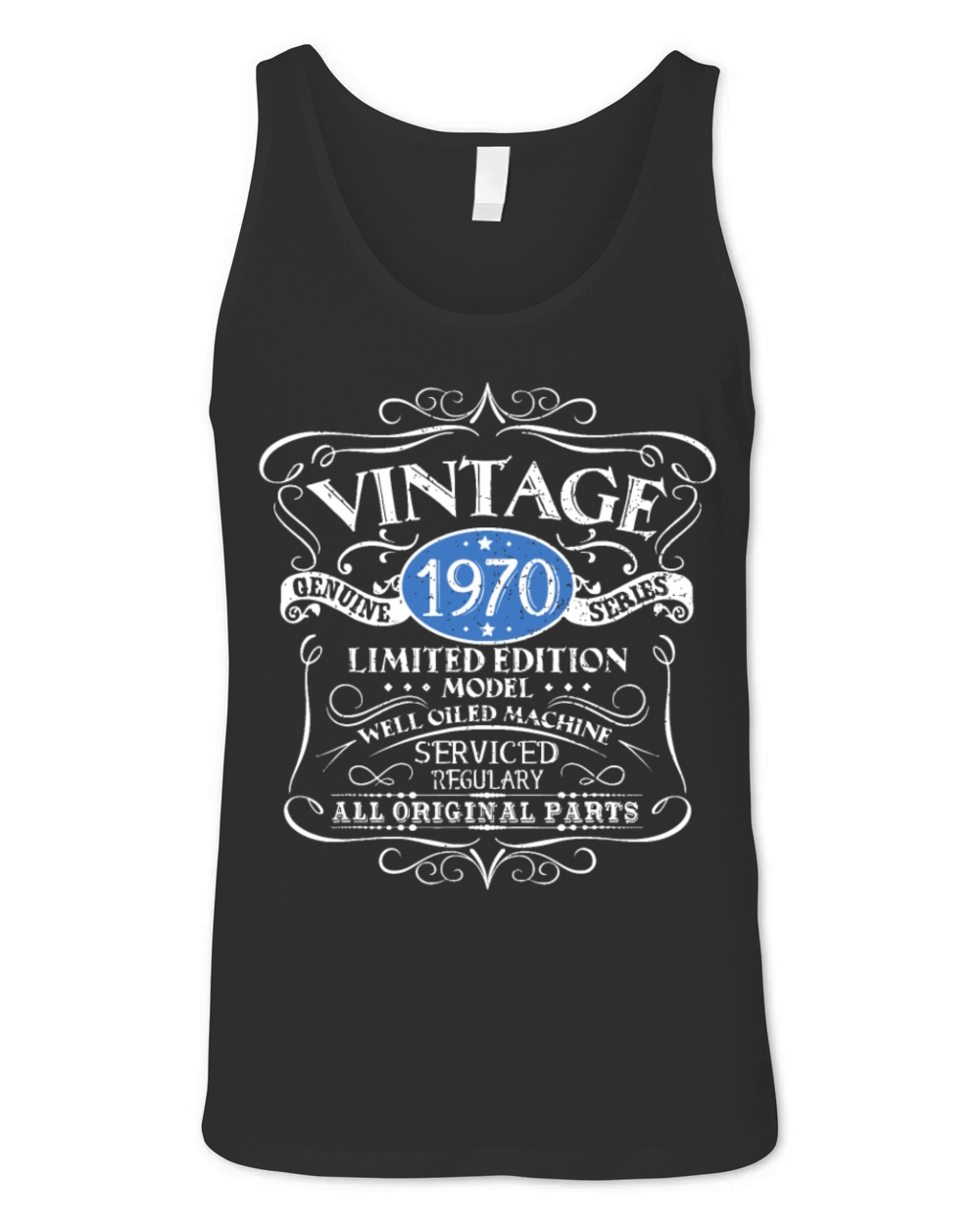 Vintage 1970 52th Birthday Gift Men Women Original Unisex Jersey Tank