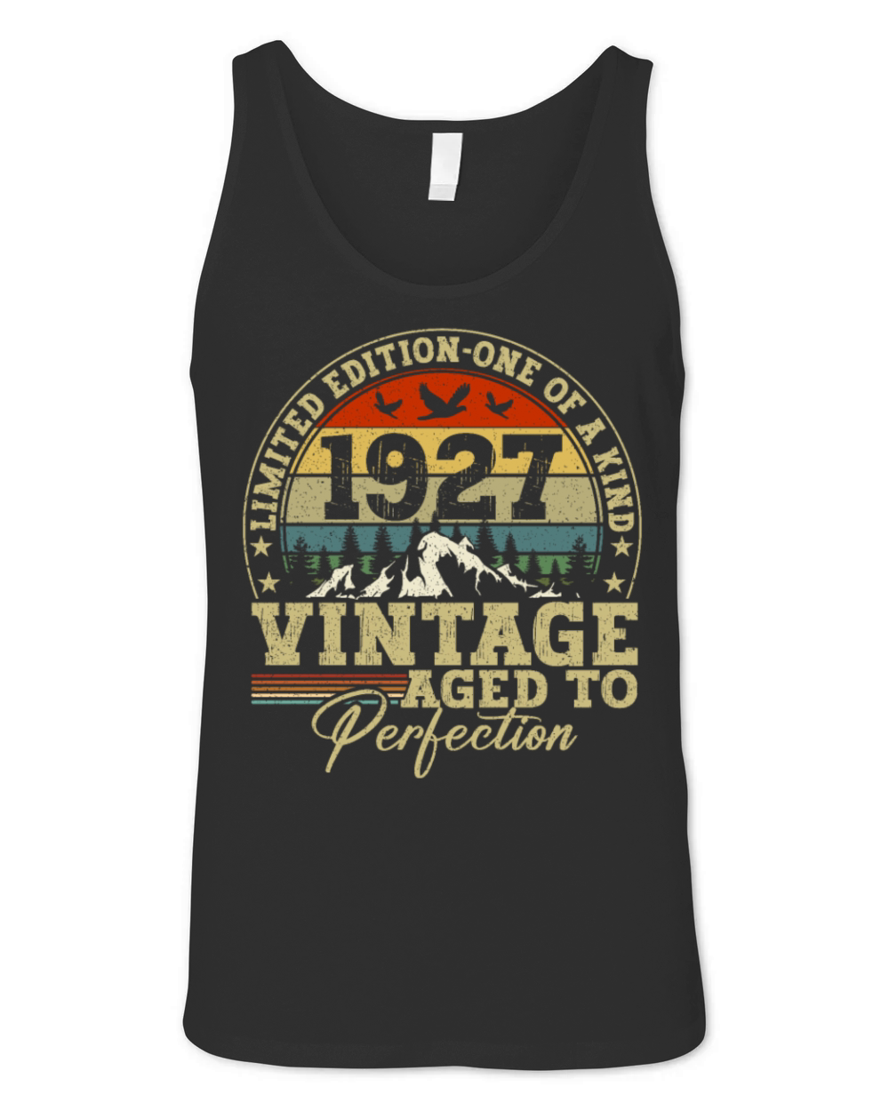 Vintage Birthday Original Gift Idea 1927 Unisex Jersey Tank
