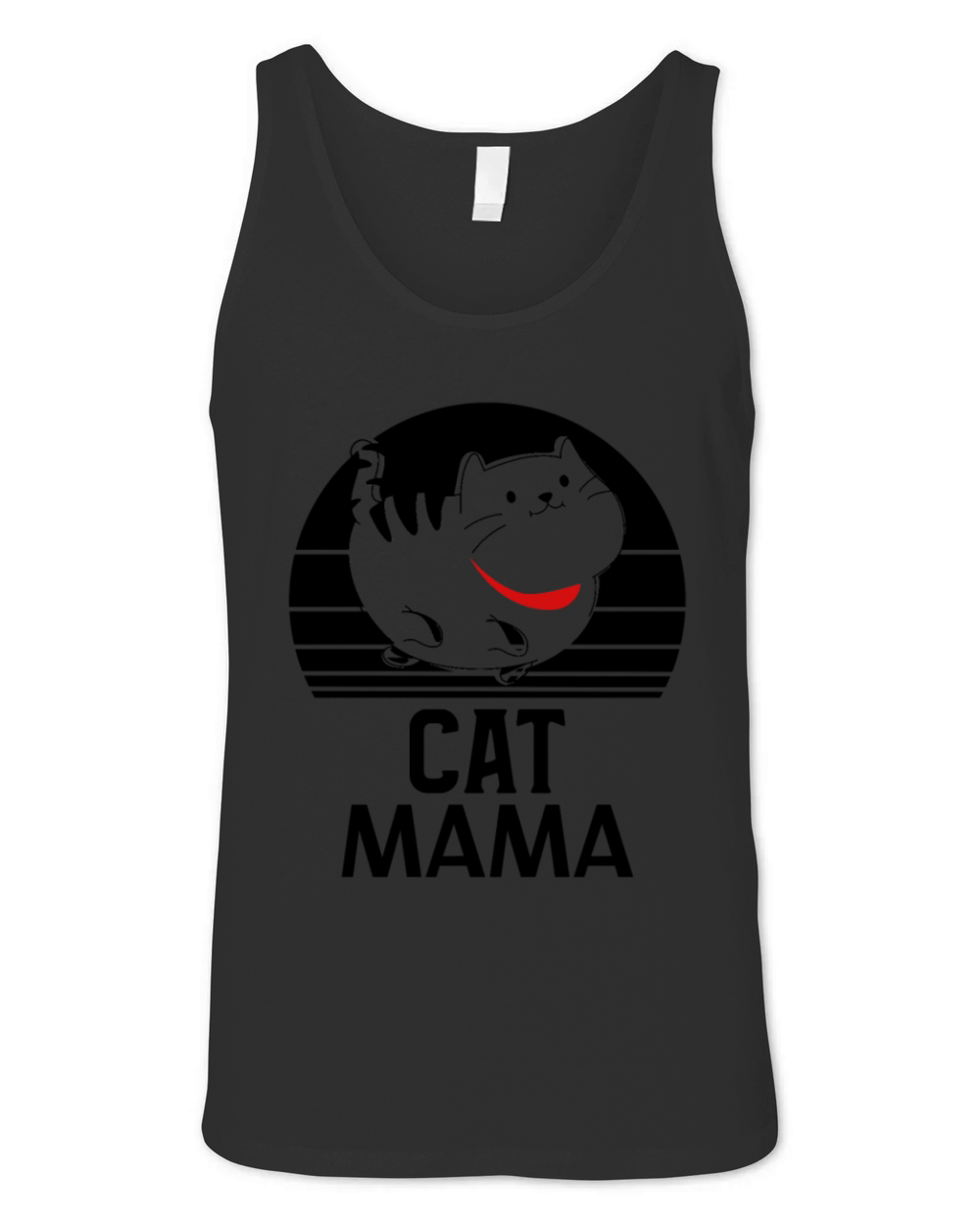 Vintage Eighties Style Retro Distressed Cat Daddy Unisex Jersey Tank