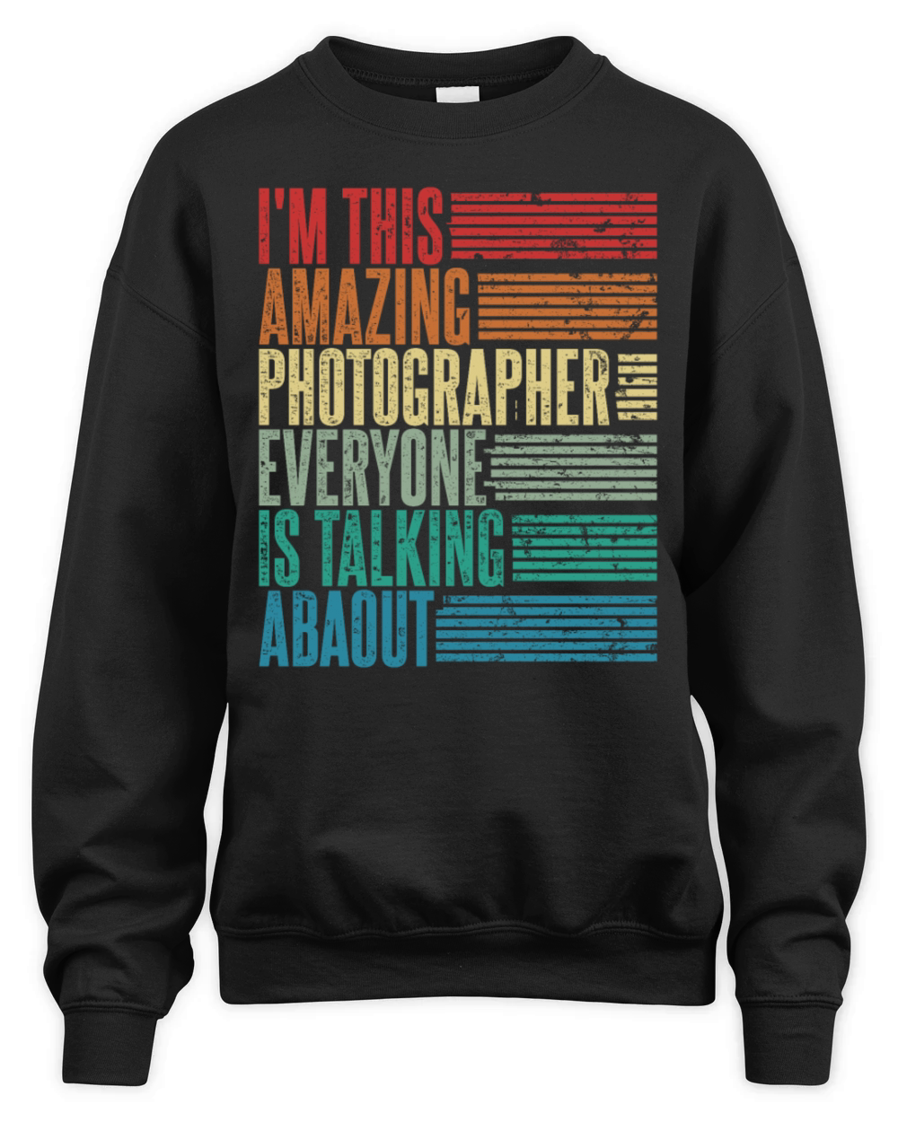 Vintage Photographer Profession Gift Retro Unisex Premium Crewneck Sweatshirt