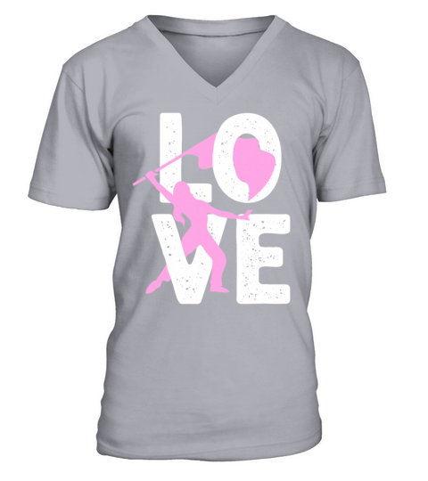 Cool Color Guard For Women Girls Marching Band Fla V-Neck T-shirt