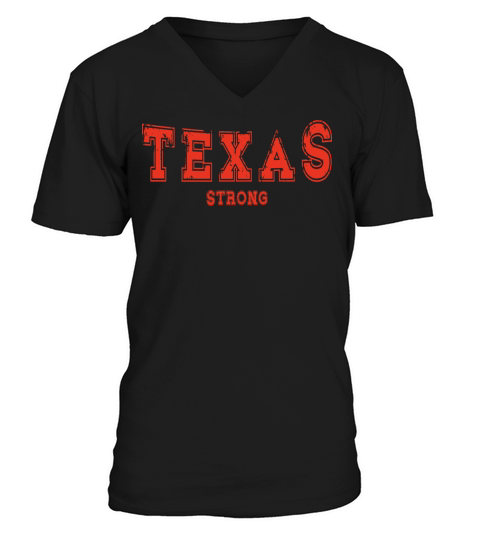 Texas Strong Vintage Colors V-Neck T-shirt