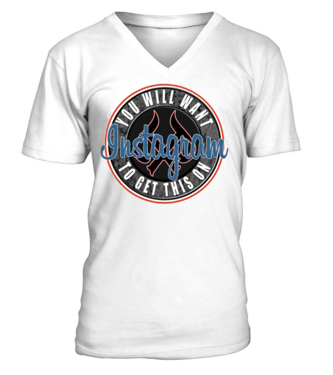 You Will Want To Get This on Instagram V-Neck T-shirt