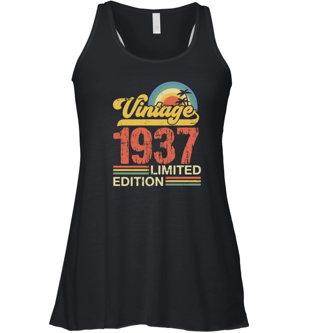 Retro Vintage 1937 Limited Edition Women's Flowy Tank Top