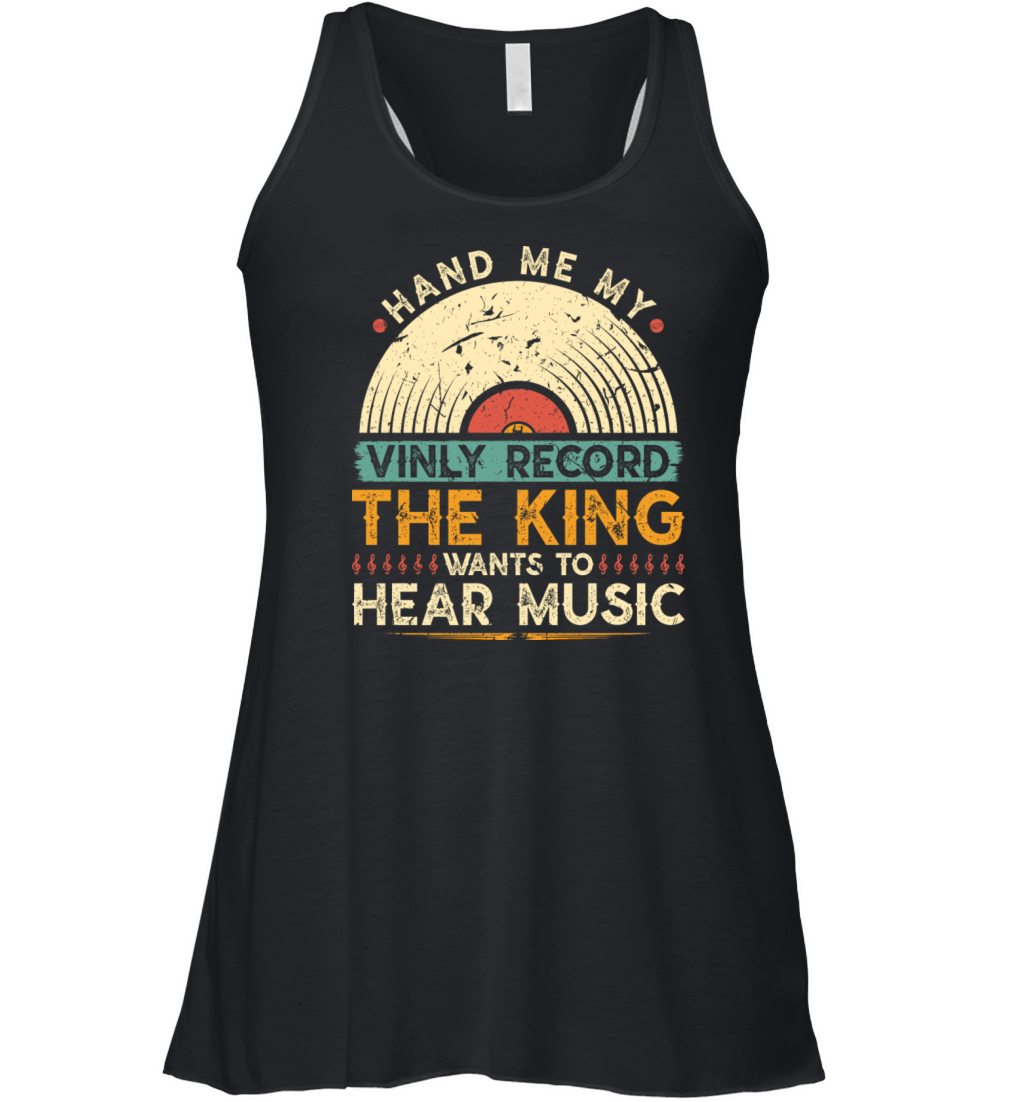 Vintage Vinyl Record King Women's Flowy Tank Top