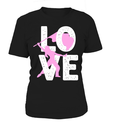 Cool Color Guard For Women Girls Marching Band Fla Women's T-Shirt