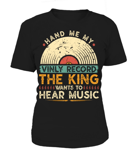 Vintage Vinyl Record King Women's T-Shirt