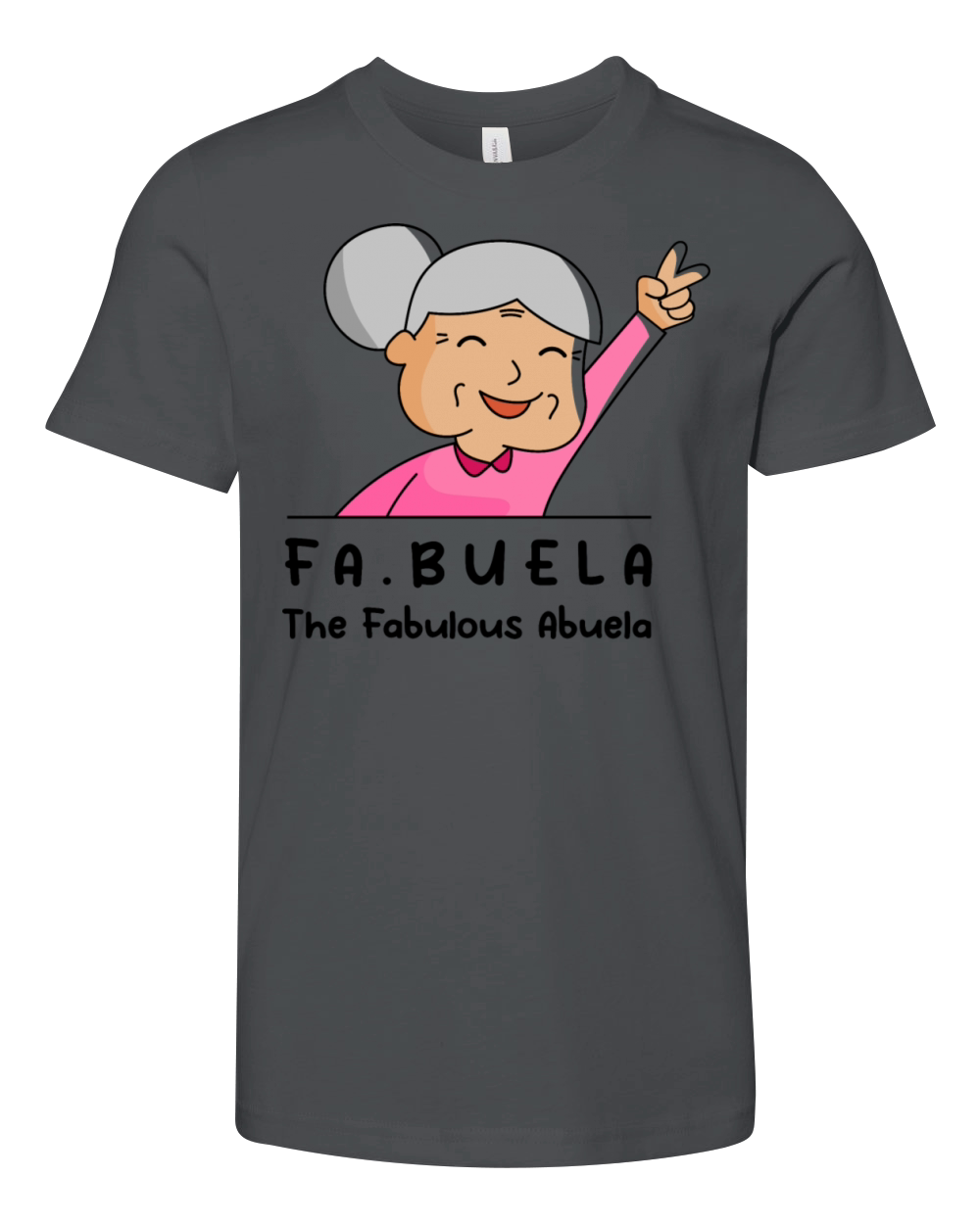Fabuela the Fabulous Abuela Youth Unisex Jersey Tee
