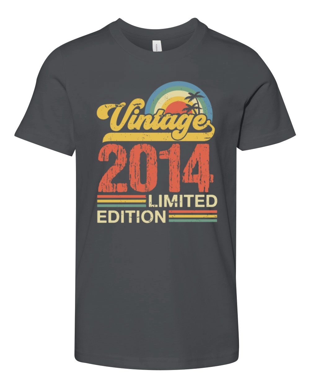 Retro Vintage 2014 Limited Edition Youth Unisex Jersey Tee
