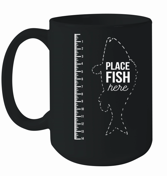 Fishing Ruler Fisherman Vintage Fly Fishing Retro Ceramic Mug