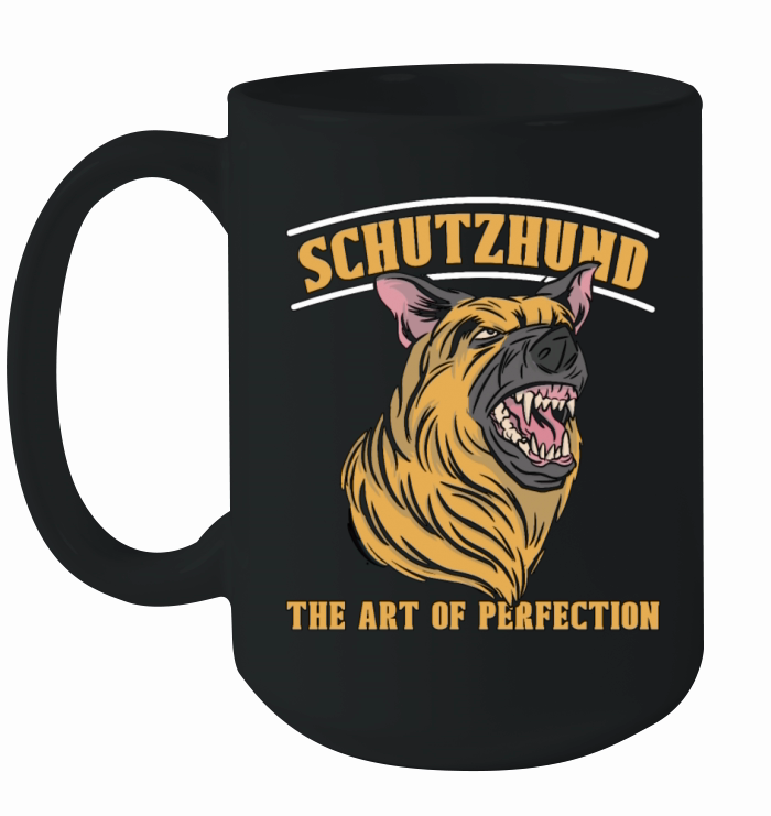 German Shepherd Schutzhund The Art Of Loves Canine Ceramic Mug